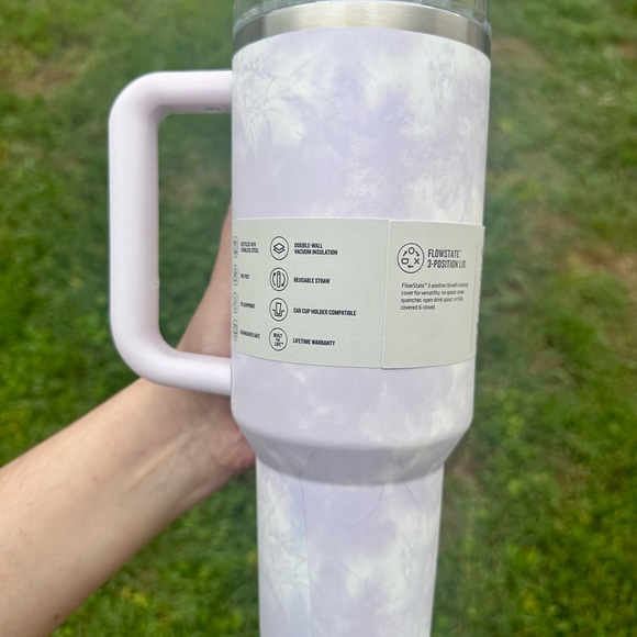 💜🤍NEW Stanley 40 oz Tumbler in WISTERIA TIE DYE - Picture 2 of 9